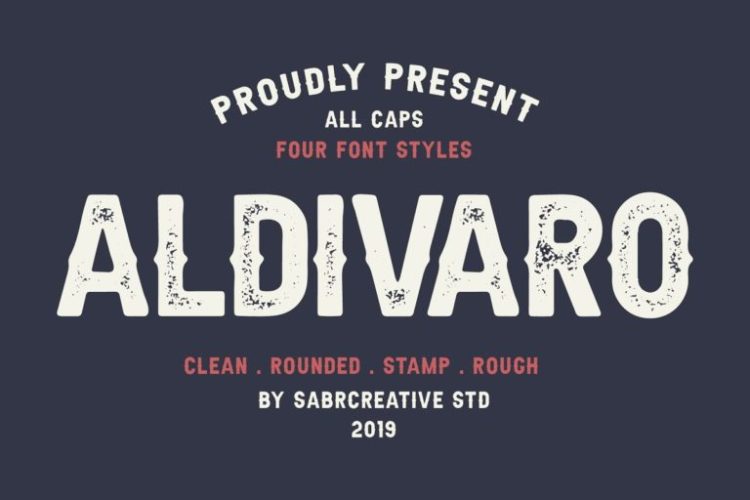 Aldivaro Font Family - Low Cost Fonts