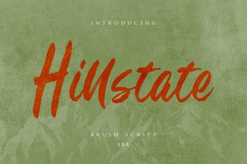 Hillstate Font - Low Cost Font