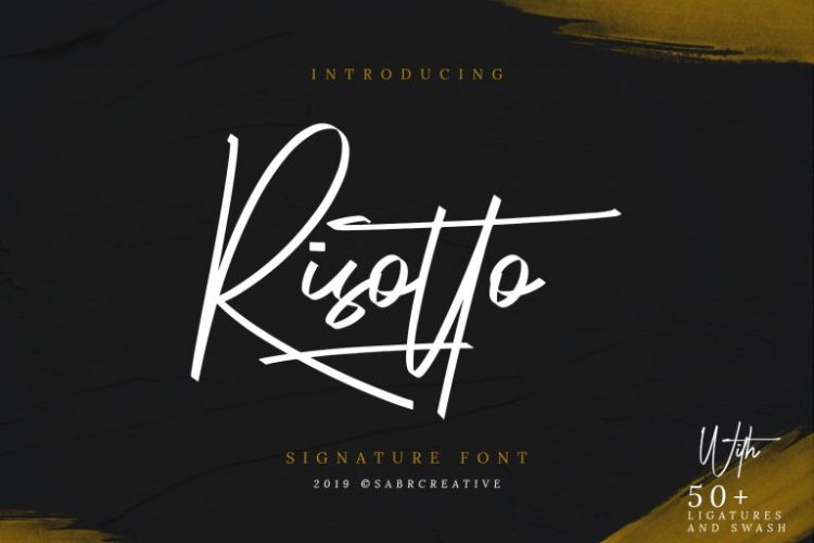 Risotto Font - Low Cost Font