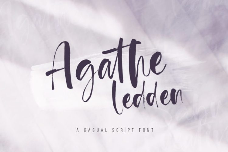 Agathe Ledden Font - Low Cost Font