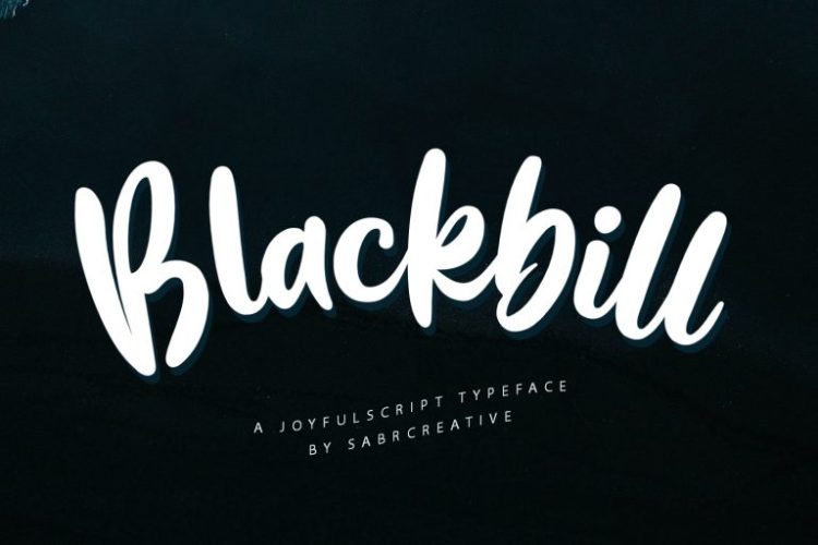 Blackbill Font - Low Cost Font