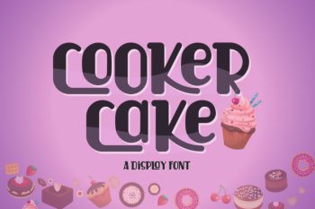 Cooker Cake Font - Low Cost Font