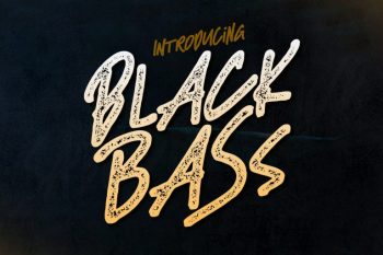 Black Bass Font - Low Cost Font