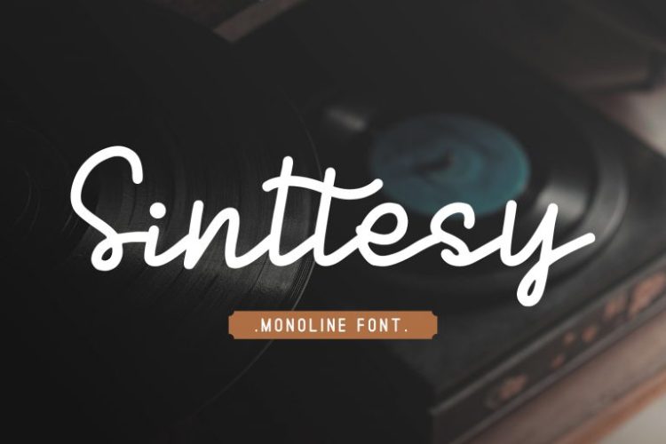 Sinttesy Font Low Cost Font