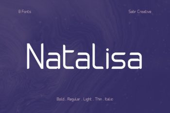 Natalisa Font Family Low Cost Font