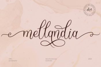 Mellandia Font Low Cost