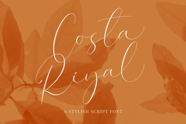 Costa Riyal Font Low Cost